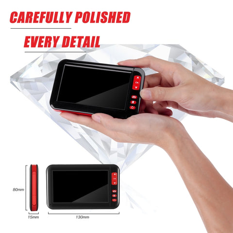 P20 4.3 Inch Screen Display HD1080P Inspection Endoscope with 8 LEDs, Length: 2m, Lens Diameter: 8mm, Mild Line, Length: 2m, Mild Line