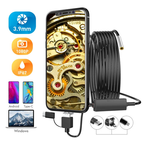 inskam107 3.9mm 3 In 1 HD Waterproof Industry Digital Endoscope Inspection Camera, Length: 3.5m Flexible Cable, 3.5m Flexible Cable