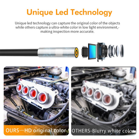 inskam107 3.9mm 3 In 1 HD Waterproof Industry Digital Endoscope Inspection Camera, Length: 3.5m Flexible Cable, 3.5m Flexible Cable