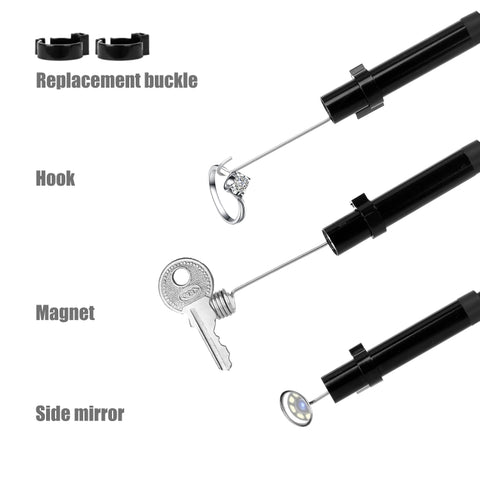 P30 5.5mm IP67 Waterproof 4.3 inch HD Portable Endoscope Hard Cable Industrial Endoscope, Cable Length: 5m, 5m, 5m (Blue)