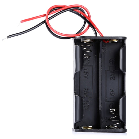 5pcs LandaTianrui LDTR-DJ002 6V 4 x AA Batteries Case Storage Holder with 18cm Cable for Arduino, 6V 4 x AA
