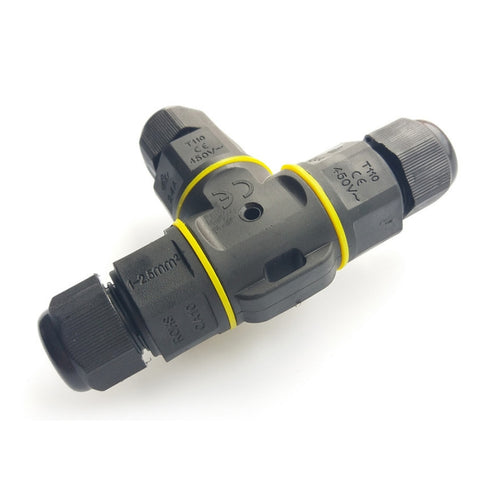 XYT21 IP68 Waterproof 3 Pin T-type Cable Connector, XYT21