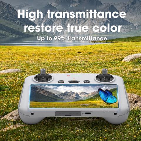 For DJI Mini 3 Pro Remote Control Explosion-proof Tempered Glass Screen Film, For DJI Mini 3 Pro Remote Control