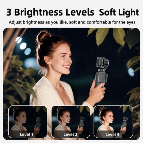 For DJI Osmo Pocket 3 Desiontal Portable Magnetic Fill Light, PM01 Single Light, PM01 Single Light