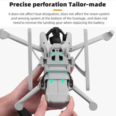 For DJI Mini 3 / 3 Pro BRDRC Folding Heightened Landing Gear Training Rack, For DJI Mini 3 / 3 Pro