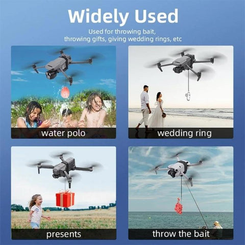 BRDRC Air-Dropping System Drone Thrower Parabolic For DJI Mini 4 Pro / 3 Pro / Air 3 / Mavic 3 / 3 Pro, For DJI Mini 4 Pro / 3 Pro / Air 3 / Mavic 3 / 3 Pro