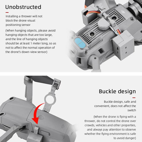 For DJI Mavic Air 2 / Air 2S Air-Dropping System Thrower Parabolic, For DJI Mavic Air 2 / Air 2S