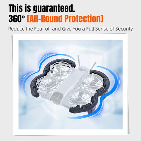 For DJI Neo 2 STARTRC Light Anti-Sink Floating Propeller Guard Bumper, For DJI Neo 2 (Black), For DJI Neo 2 (Orange)