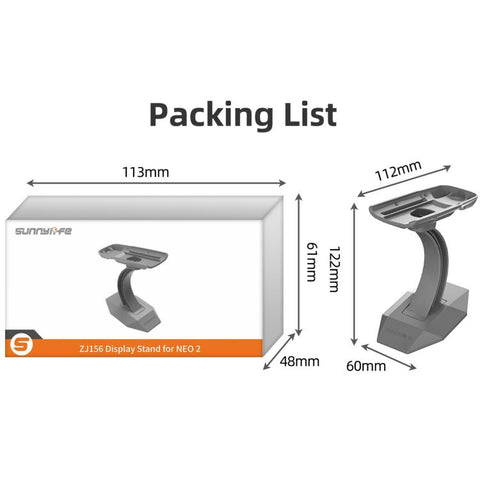 For DJI Neo 2 Sunnylife Desktop Display Stand Drone Mount Exhibition Base Bracket, For DJI Neo 2