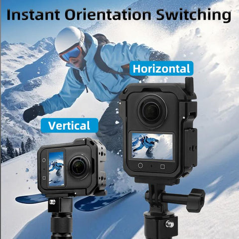 For DJI Osmo 360 YELANGU Metal Protective Cage Expansion Frame, For DJI Osmo 360 Cage