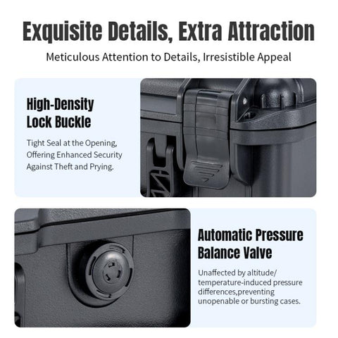 For DJI Neo 2 STARTRC Portable Mini PP Waterproof Explosion-proof Suitcase Storage Box, For DJI Neo 2 Mini Box