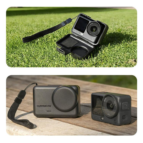 Sunnylife Portable Protective Cover Shock-proof Dust-proof Storage Box with Lanyard for DJI Osmo Action 6 / 5 Pro / 4 / 3, For DJI Osmo Action 6 / 5 Pro / 4 / 3