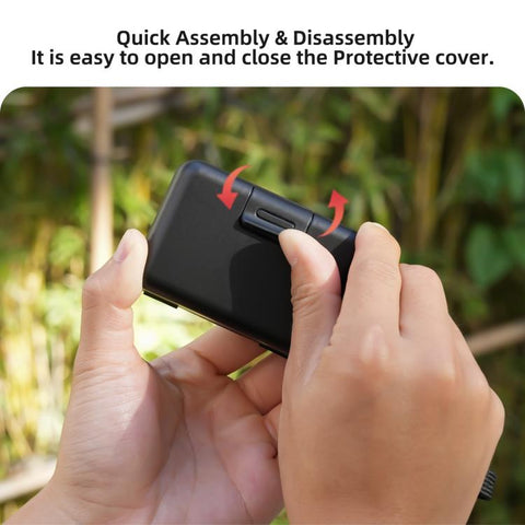 Sunnylife Portable Protective Cover Shock-proof Dust-proof Storage Box with Lanyard for DJI Osmo Action 6 / 5 Pro / 4 / 3, For DJI Osmo Action 6 / 5 Pro / 4 / 3