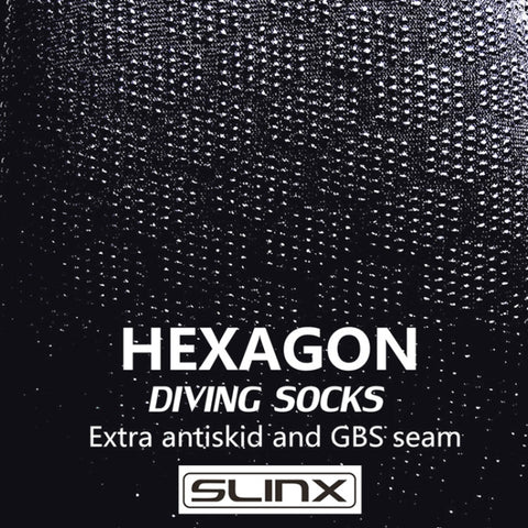 SLINX 1702 3mm Neoprene Non-slip Warm Diving Socks, S, M, L, XL