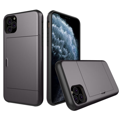 Shockproof Rugged Armor Protective Case with Card Slot, For iPhone 11 Pro, For iPhone 11 Pro Max, For iPhone 11, For Galaxy Note 10, For Galaxy Note 10 Pro