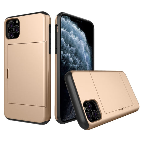 Shockproof Rugged Armor Protective Case with Card Slot, For iPhone 11 Pro, For iPhone 11 Pro Max, For iPhone 11, For Galaxy Note 10, For Galaxy Note 10 Pro