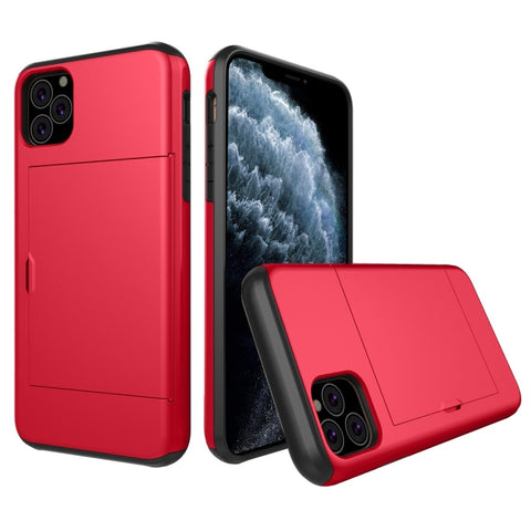 Shockproof Rugged Armor Protective Case with Card Slot, For iPhone 11 Pro, For iPhone 11 Pro Max, For iPhone 11, For Galaxy Note 10, For Galaxy Note 10 Pro