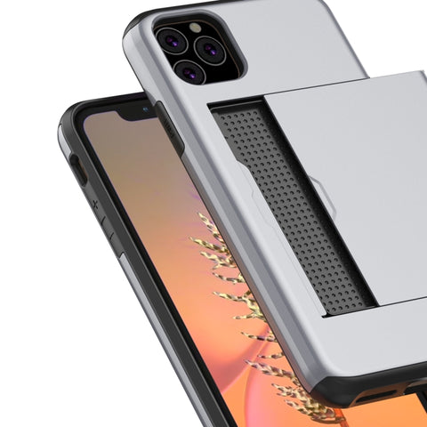 Shockproof Rugged Armor Protective Case with Card Slot, For iPhone 11 Pro, For iPhone 11 Pro Max, For iPhone 11, For Galaxy Note 10, For Galaxy Note 10 Pro