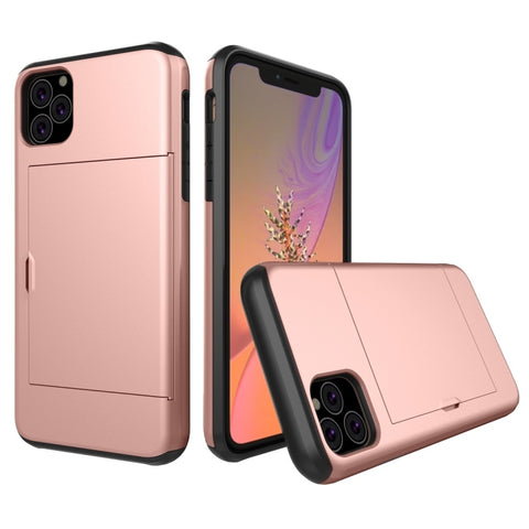 Shockproof Rugged Armor Protective Case with Card Slot, For iPhone 11 Pro, For iPhone 11 Pro Max, For iPhone 11, For Galaxy Note 10, For Galaxy Note 10 Pro