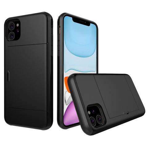 Shockproof Rugged Armor Protective Case with Card Slot, For iPhone 11 Pro, For iPhone 11 Pro Max, For iPhone 11, For Galaxy Note 10, For Galaxy Note 10 Pro