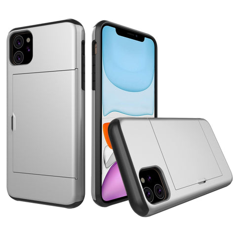 Shockproof Rugged Armor Protective Case with Card Slot, For iPhone 11 Pro, For iPhone 11 Pro Max, For iPhone 11, For Galaxy Note 10, For Galaxy Note 10 Pro