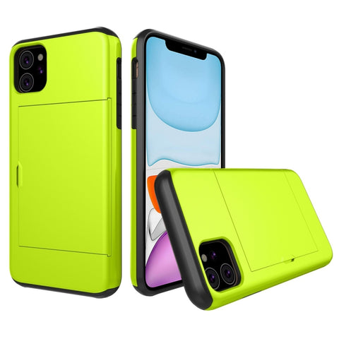 Shockproof Rugged Armor Protective Case with Card Slot, For iPhone 11 Pro, For iPhone 11 Pro Max, For iPhone 11, For Galaxy Note 10, For Galaxy Note 10 Pro