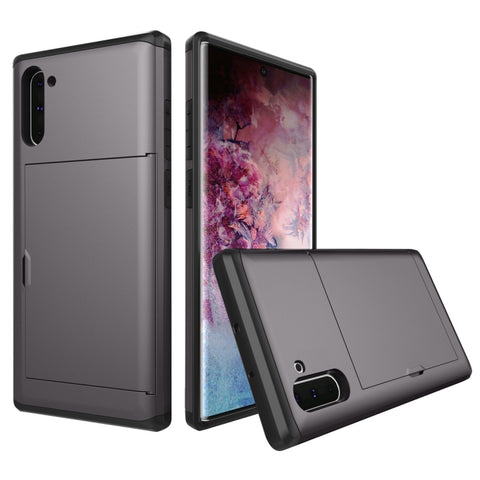 Shockproof Rugged Armor Protective Case with Card Slot, For iPhone 11 Pro, For iPhone 11 Pro Max, For iPhone 11, For Galaxy Note 10, For Galaxy Note 10 Pro