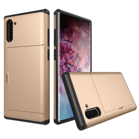 Shockproof Rugged Armor Protective Case with Card Slot, For iPhone 11 Pro, For iPhone 11 Pro Max, For iPhone 11, For Galaxy Note 10, For Galaxy Note 10 Pro