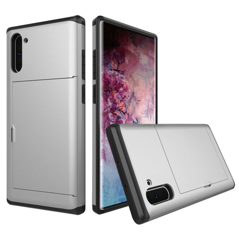 Shockproof Rugged Armor Protective Case with Card Slot, For iPhone 11 Pro, For iPhone 11 Pro Max, For iPhone 11, For Galaxy Note 10, For Galaxy Note 10 Pro