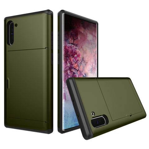Shockproof Rugged Armor Protective Case with Card Slot, For iPhone 11 Pro, For iPhone 11 Pro Max, For iPhone 11, For Galaxy Note 10, For Galaxy Note 10 Pro