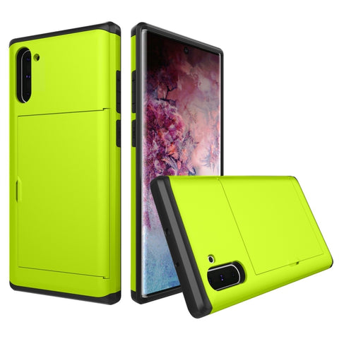 Shockproof Rugged Armor Protective Case with Card Slot, For iPhone 11 Pro, For iPhone 11 Pro Max, For iPhone 11, For Galaxy Note 10, For Galaxy Note 10 Pro
