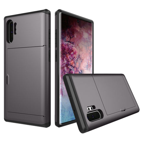 Shockproof Rugged Armor Protective Case with Card Slot, For iPhone 11 Pro, For iPhone 11 Pro Max, For iPhone 11, For Galaxy Note 10, For Galaxy Note 10 Pro