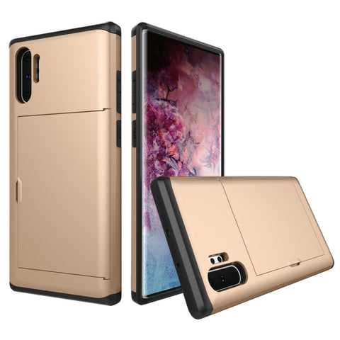 Shockproof Rugged Armor Protective Case with Card Slot, For iPhone 11 Pro, For iPhone 11 Pro Max, For iPhone 11, For Galaxy Note 10, For Galaxy Note 10 Pro