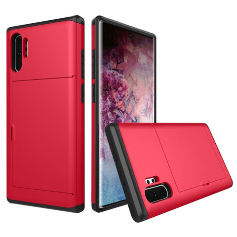 Shockproof Rugged Armor Protective Case with Card Slot, For iPhone 11 Pro, For iPhone 11 Pro Max, For iPhone 11, For Galaxy Note 10, For Galaxy Note 10 Pro