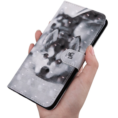 3D Painting Pattern Coloured Drawing Horizontal Flip TPU + PU Leather Case with Holder & Card Slots & Wallet, For Galaxy A10, For Galaxy A20 / A30, For Galaxy A40, For Galaxy A70