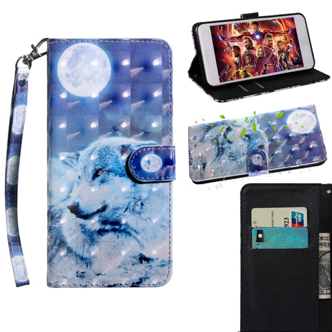 3D Painting Pattern Coloured Drawing Horizontal Flip TPU + PU Leather Case with Holder & Card Slots & Wallet, For Galaxy A10, For Galaxy A20 / A30, For Galaxy A40, For Galaxy A70
