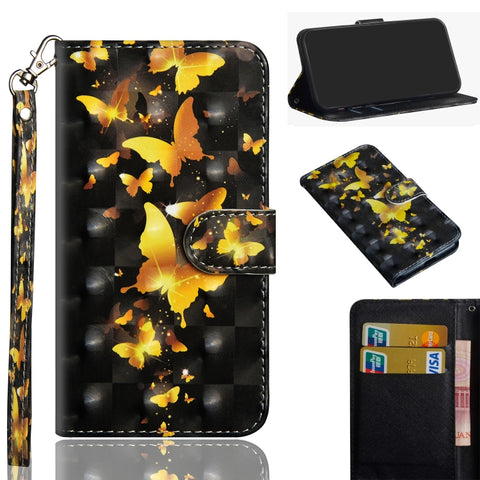3D Painting Pattern Coloured Drawing Horizontal Flip TPU + PU Leather Case with Holder & Card Slots & Wallet, For Galaxy A10e, For Galaxy A80 / A90, For Galaxy M40
