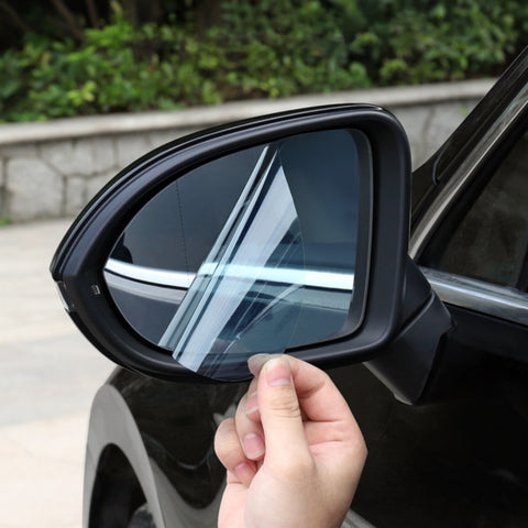 Car PET Rearview Mirror Protective Window Clear Anti-fog Waterproof Rain Shield Film, For BMW X1 2013-2018, For BMW New X3, For BMW X5 / X6 2009-2013, For BMW X5 / X6 2014-2018, For BMW 1 / 2 Series, For BMW 3 Series 2009-2011, For BMW 3 Series 2012-20...