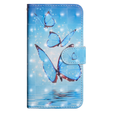 3D Painting Pattern Horizontal Flip TPU + PU Leather Case with Holder & Card Slots & Wallet, For iPhone 8 Plus, For iPhone XS / X, For iPhone XS Max