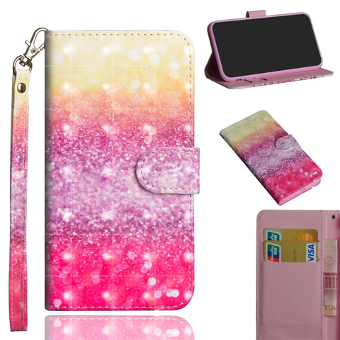 3D Painting Pattern Horizontal Flip TPU + PU Leather Case with Holder & Card Slots & Wallet, For iPhone 8 Plus, For iPhone XS / X, For iPhone XS Max