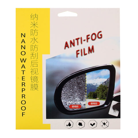 Car PET Rearview Mirror Protective Window Clear Anti-fog Waterproof Rain Shield Film, For Skoda Fabia 2010-2014, For Skoda Octavia 2015-2018, For Skoda Octavia 2013-2014, For Skoda Octavia 2010-2012, For Skoda Rapid 2013-2018                           ...