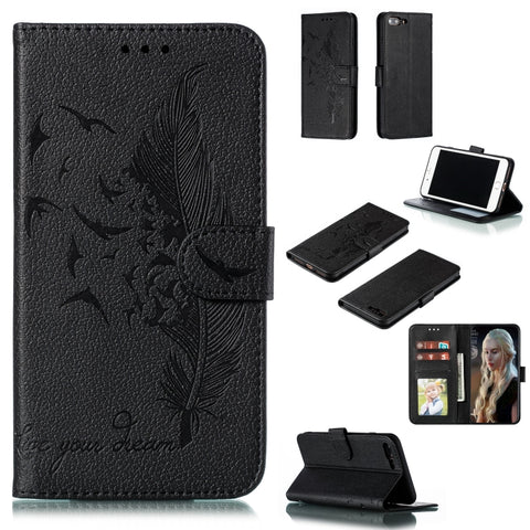 Feather Pattern Litchi Texture Horizontal Flip Leather Case with Wallet & Holder & Card Slots, For iPhone SE 2022 / SE 2020 / 8 / 7, For iPhone 7 Plus / 8 Plus, For iPhone 11 Pro, For iPhone 11, For iPhone 11 Pro Max, For iPhone XS /X, For iPhone XR   ...