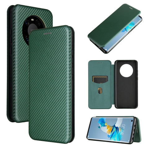 Carbon Fiber Texture Magnetic Horizontal Flip TPU + PC + PU Leather Case with Card Slot, For Huawei Mate 40, For LG K52 / K62, For vivo V20 Pro 5G, For Samsung Galaxy S21 Ultra 5G, For Motorola One 5G / Moto G 5G Plus, For Huawei Mate 40 Pro           ...