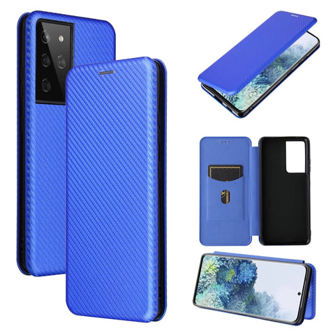 Carbon Fiber Texture Magnetic Horizontal Flip TPU + PC + PU Leather Case with Card Slot, For Huawei Mate 40, For LG K52 / K62, For vivo V20 Pro 5G, For Samsung Galaxy S21 Ultra 5G, For Motorola One 5G / Moto G 5G Plus, For Huawei Mate 40 Pro           ...
