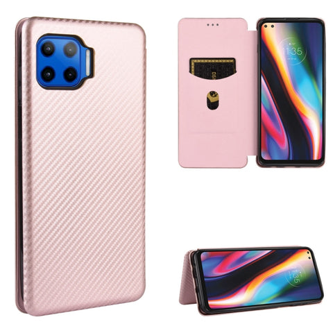 Carbon Fiber Texture Magnetic Horizontal Flip TPU + PC + PU Leather Case with Card Slot, For Huawei Mate 40, For LG K52 / K62, For vivo V20 Pro 5G, For Samsung Galaxy S21 Ultra 5G, For Motorola One 5G / Moto G 5G Plus, For Huawei Mate 40 Pro           ...