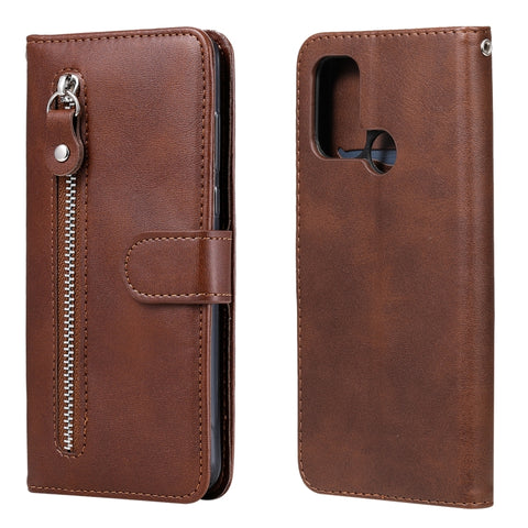 Fashion Calf Texture Zipper Horizontal Flip Leather Case with Holder & Card Slots & Wallet, For OPPO A9 (2020) / A5 (2020), For OPPO A52 / A72 / A92, For OPPO A53 / A53S / A32 / A33, For OPPO Realme 7 Pro, For OPPO Realme 7, For OPPO Realme C11        ...
