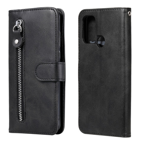 Fashion Calf Texture Zipper Horizontal Flip Leather Case with Holder & Card Slots & Wallet, For OPPO A9 (2020) / A5 (2020), For OPPO A52 / A72 / A92, For OPPO A53 / A53S / A32 / A33, For OPPO Realme 7 Pro, For OPPO Realme 7, For OPPO Realme C11        ...