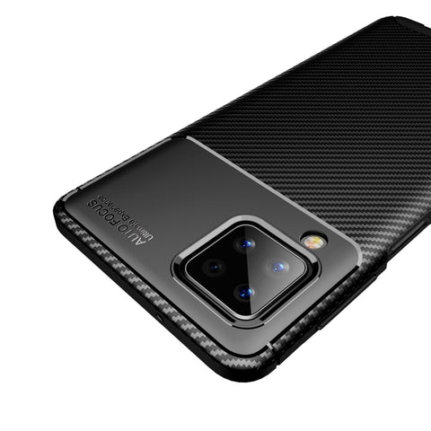 Carbon Fiber Texture Shockproof TPU Case, For Samsung Galaxy A02s, For Samsung Galaxy A12, For Motorola Moto G9 Power