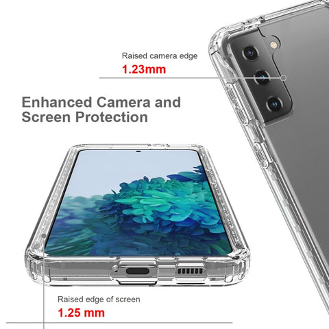Shockproof  High Transparency Two-color Gradual Change PC+TPU Candy Colors Protective Case, For Samsung Galaxy S21+ 5G, For Samsung Galaxy S21 Ultra 5G