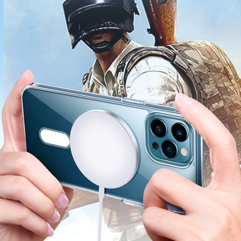 WK WPC-007 iDeal Series Magsafe Case Magnetic Ring All-inclusive Clear TPU Transparent Shockproof Case, For iPhone 11, For iPhone 11 Pro, For iPhone 11 Pro Max, For iPhone 12 Mini, For iPhone 12 / 12 Pro, For iPhone 12 Pro Max